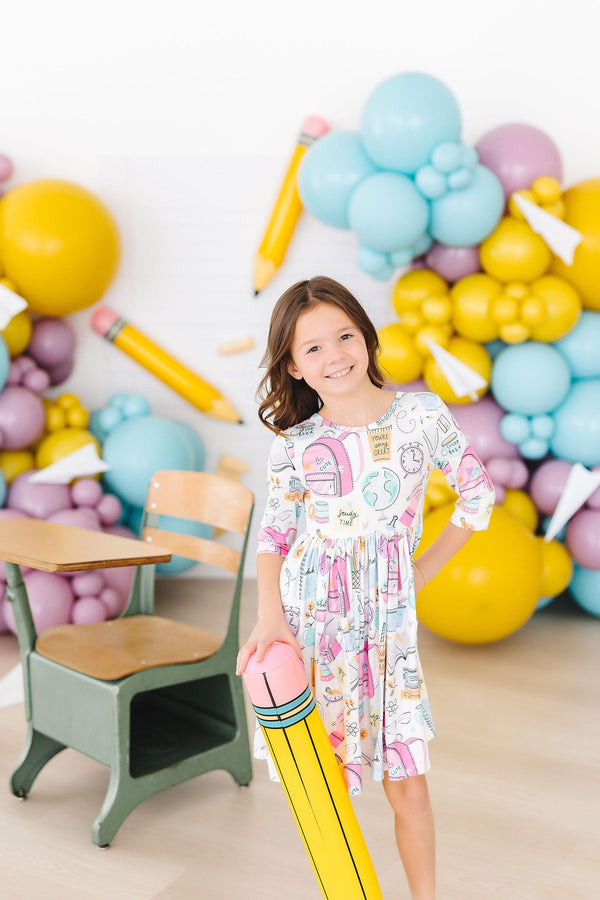 school-is-cool-pocket-twirl-dress Mila &  Rose - Sophia's Style-School is Cool Pocket Twirl Dress-6-12M--1